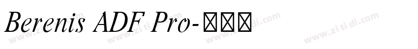 Berenis ADF Pro字体转换